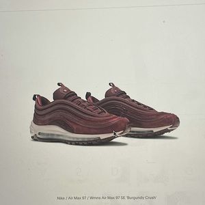 Nike Air Max 97 SE Burgundy Crush 7 NWOT